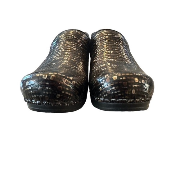 Sanita Professional Clog Textured Bronze Brown Black Cobble Size 37 US 6.0/6.5 - Picture 6 of 8